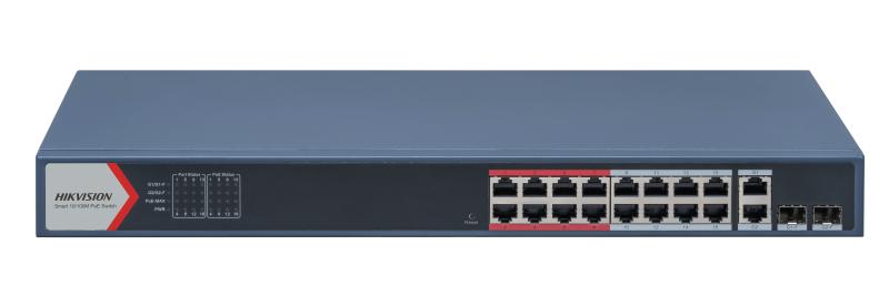 16-Port Fast Ethernet Smart POE Switch