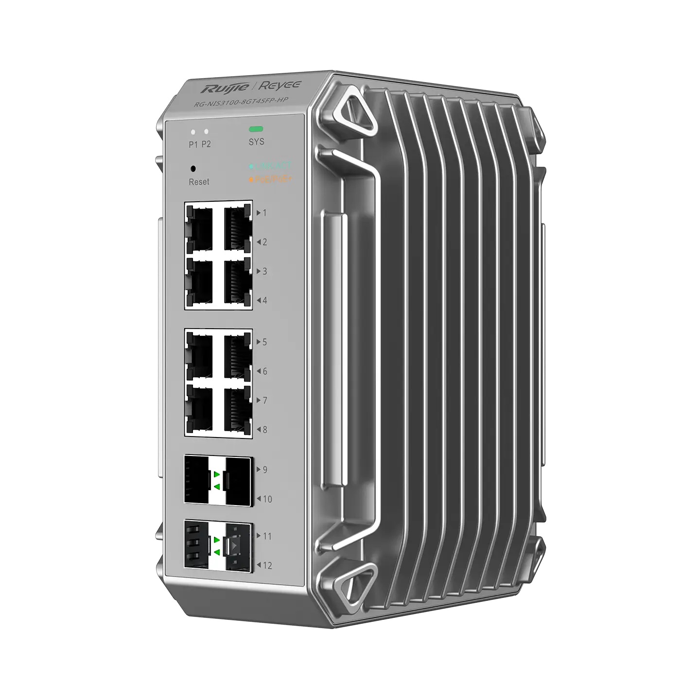 8 Port Industrial-Grade Switch