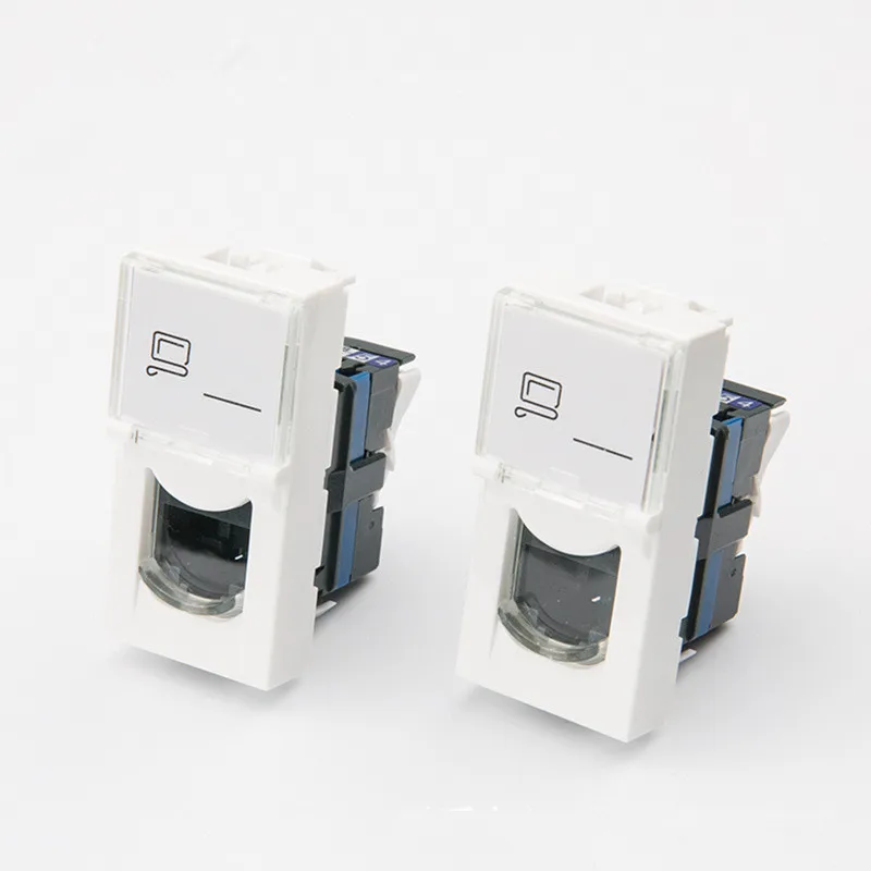 Legrand CAT6 RJ45 faceplate - white color